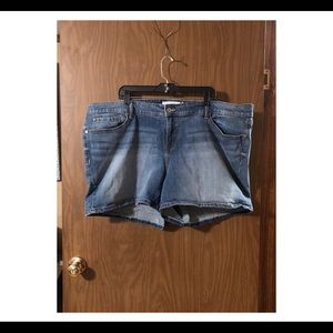 Medium Wash Jean Shorts